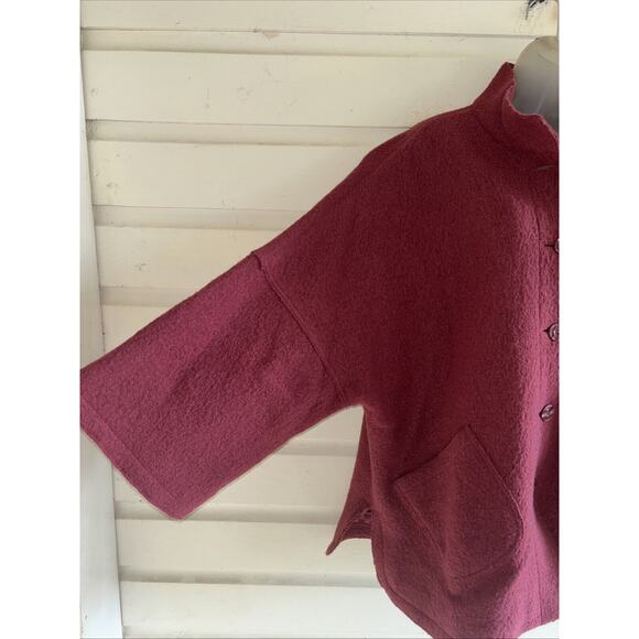 J Jill 100% Wool Long Sleeve Oversized Jacket Size M - Picture 5 of 8